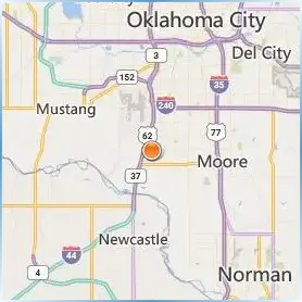 Mid America Christian University Location Map