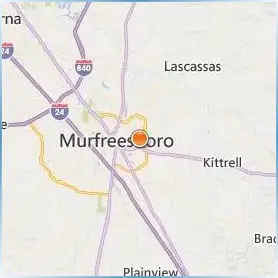 Middle Tennessee State University Location Map Middle Tennessee State University Location Map