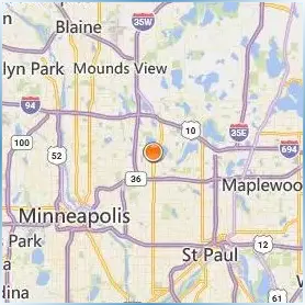 University of Northwestern St Paul Location Map University of Northwestern St Paul Location Map