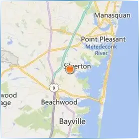 Ocean County College Location Map