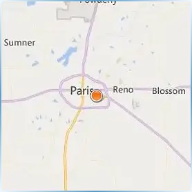 Paris Junior College Location Map Paris Junior College Location Map