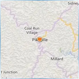 University of Pikeville Location Map