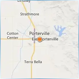 Porterville College Location Map Porterville College Location Map