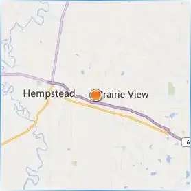 Prairie View A & M University Location Map