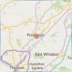 Princeton University Location Map