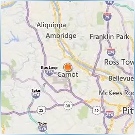 Robert Morris University Location Map Robert Morris University Location Map