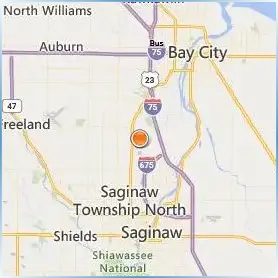 Saginaw Valley State University Location Map Saginaw Valley State University Location Map