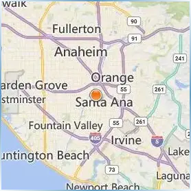 Santa Ana College Location Map Santa Ana College Location Map