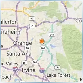 Santiago Canyon College Location Map Santiago Canyon College Location Map