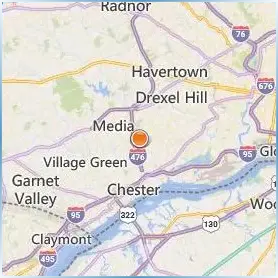 Swarthmore College Location Map Swarthmore College Location Map