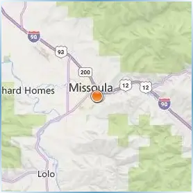 The University of Montana Location Map The University of Montana Location Map