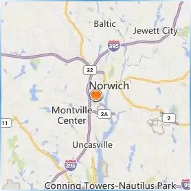 Three Rivers Community College Location Map