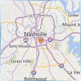 Trevecca Nazarene University Location Map