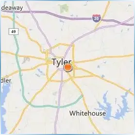 Tyler Junior College Location Map