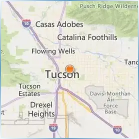 University of Arizona Location Map University of Arizona Location Map