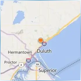University of Minnesota Duluth Location Map
