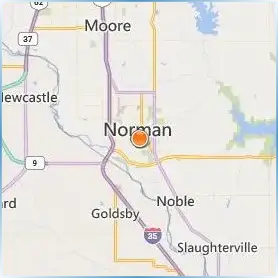 University of Oklahoma Norman Location Map University of Oklahoma Norman Location Map