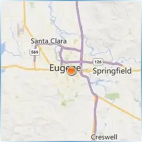 University of Oregon Location Map