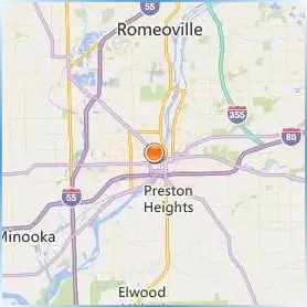 University of St Francis Location Map University of St Francis Location Map