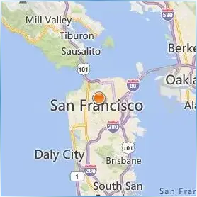 University of San Francisco Location Map
