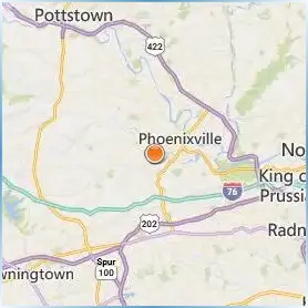 University of Valley Forge Location Map University of Valley Forge Location Map