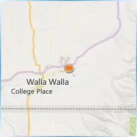 Walla Walla Community College Location Map