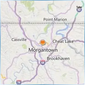 West Virginia University Hospital Departments of Rad Tech and Nutrition Location Map West Virginia University Hospital Departments of Rad Tech and Nutrition Location Map
