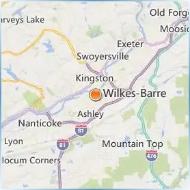 Wilkes University Location Map