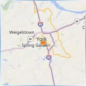 York College of Pennsylvania Location Map York College of Pennsylvania Location Map